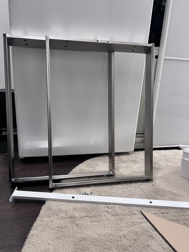 2er set metall - set, tischgestell