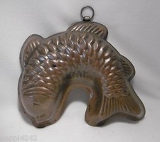++ Kupfer Backform  - Fisch  -
