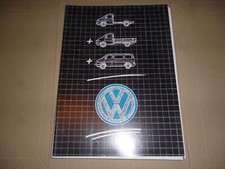 VW Nutzfahrzeuge Prospekt 12 Seiten 1992 Kasten Pick-up etc.