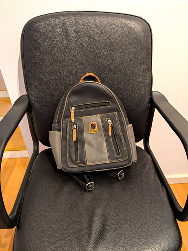 Damen leder rucksack - damen,