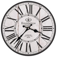 Vintage Wanduhr Holz Ohne