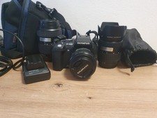 Olympus E-500 DSLR Kamera  mit 3 Objektiven