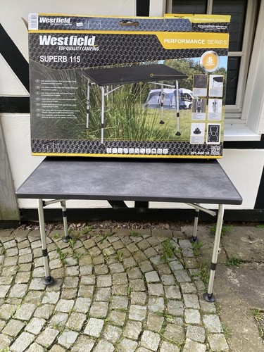 Campingtisch aluminium 115x70 - campingtisch,