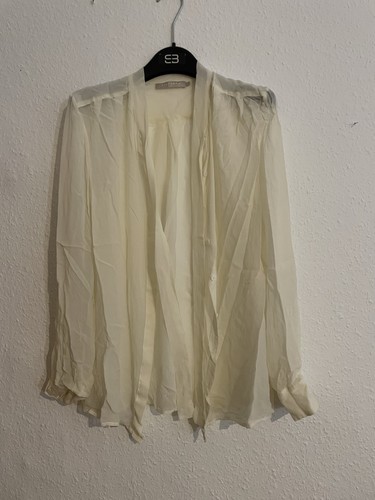 Seidenbluse stefanel ecru - seidenbluse,