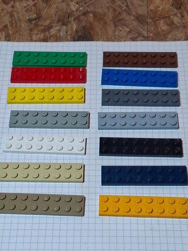Lego basic 2x8 2x12 - basic, flach