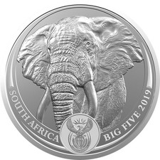 Silber Elefant 1 oz - Big Five