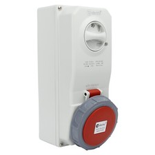 CEE Steckdose mit Schalter abschaltbar Interlock CEE Steckdose 5 Pol 16A IP65