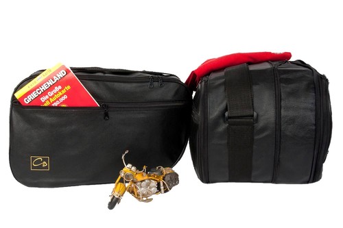 Koffer leder innentaschen - leder,