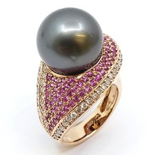 Ring 585/- mit Tahitiperle