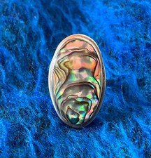 Ring Silber 825er Abalone 80er