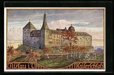 Ansichtskarte Mylau, Panorama