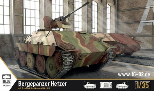 Vk35004 bergepanzer hetzer - bergepanzer, mit