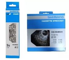 Shimano Verschleißset HG93 Kette 116+ 9 Fach Kassette HG400 25-28-32-34-36 Zähne