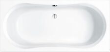 Badewanne Rechteck Duo Mittelablauf 170x75 180x80 190x90cm Wannenträger Ablauf