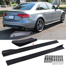 Heckstoßstangenschutz + Seitenschweller Sideskirts für Audi A4 B8 S-Line S4 B8