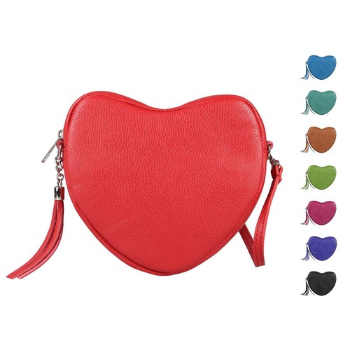 Damen leder tasche - damen, herz