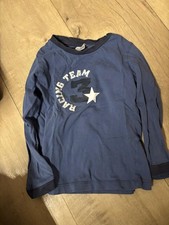 Jungenshirt - Langarm - Blau - Gr 98/104 - getragener Zustand - IMPIDIMPI ansehe