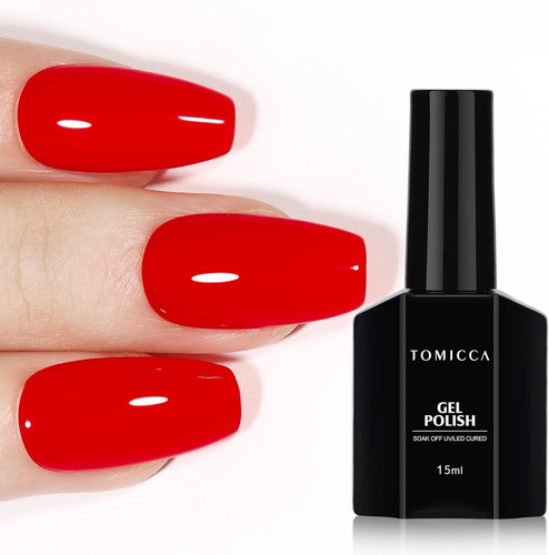 Roter gel nagellack - roter,