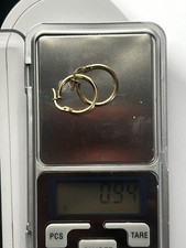 18 Karat Dubai Gold Ohrring Creolen Echtgold Echtwert