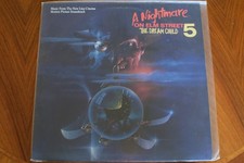 NIGHTMARE 5 DREAM CHILD Soundtrack Rare Vinyl 1989 Original Bruce Dickinson 