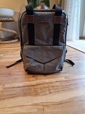 Grauer Wickelrucksack - gebraucht- sehr guter Zustand