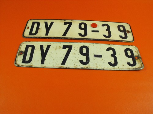 Ddr kennzeichen nummernschild - kennzeichen,
