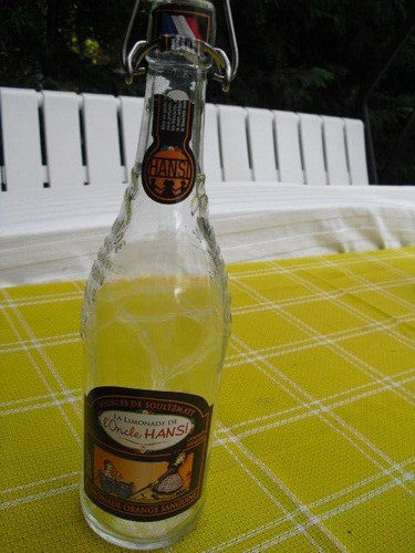 Glasflasche 75 cl - 🌹,