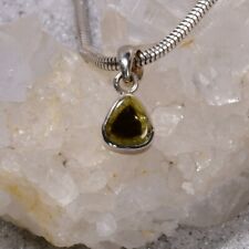 Turmalin Anhänger, 925er Silber, Edelsteinanhänger (13034), Turmalin Scheibe