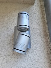 Wandleuchte  für Aussen mit UP-DOWN light in Silber- 5 Stück