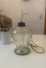 Antiker Lampenfuß aus Glas