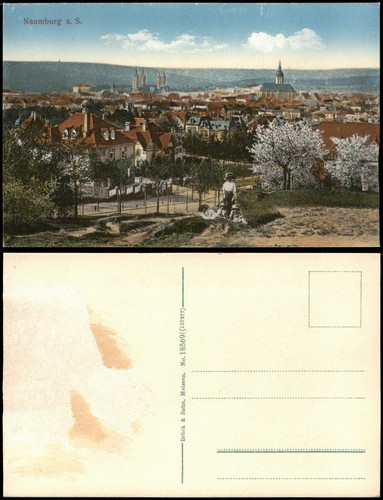 Ansichtskarte naumburg - ansichtskarte, (saale)