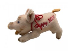 Steiff Tier 035197 Happy 2000 Schwein 21 cm. Top Zustand 