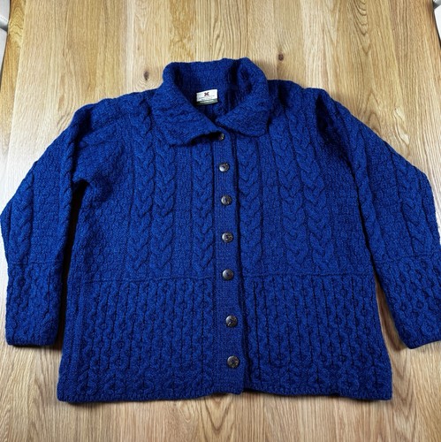 Cable knit cardigan carraig - cardigan,