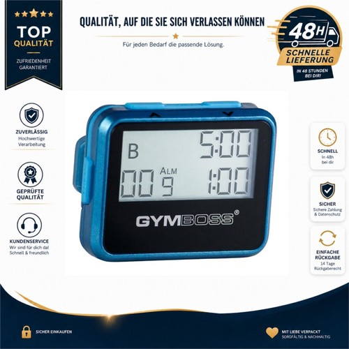 Gymboss intervall timer - gymboss, intervall-timer