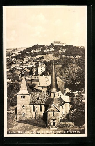 Ansichtskarte fulda blick vom - fulda,,