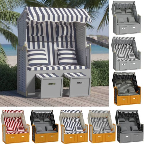 Strandkorb mit kissen - strandkorb,