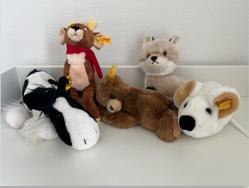 Steiff stofftiere konvolut - steiff, 5