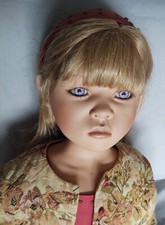 Künstlerpuppe Allegra von Christine Orange, Porzellan, Elite Dolls, Zertifikat