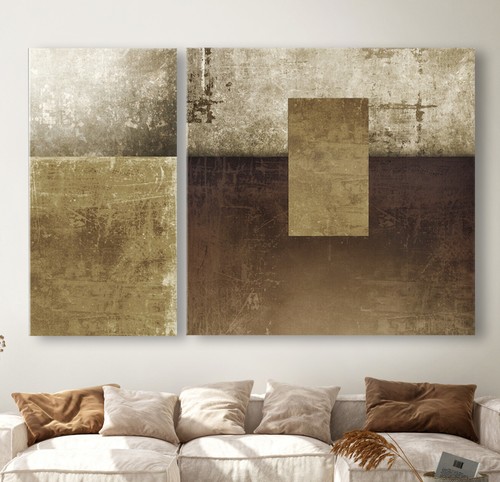 Abstrakt leinwand bild set - abstrakt,