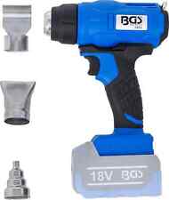 BGS Akku-Heißluftgebläse 18 V Heißluftfön Fön 550 °C Heißluft Fön Gebläse