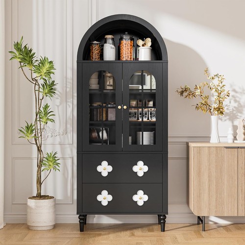 180 gewölbter vitrine mit - 180,