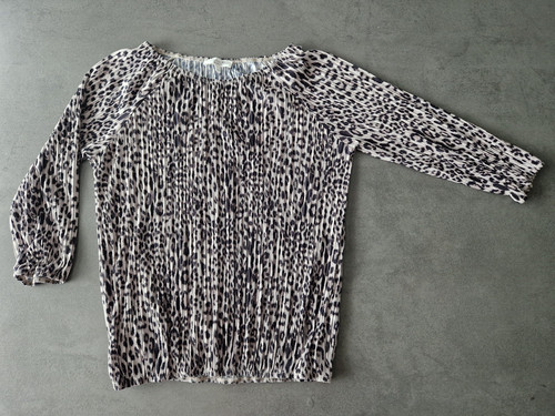 Elegante plissee bluse mit - plissee-bluse,