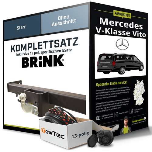 Anhängerkupplung brink starr - anhängerkupplung,