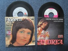 Vinyl  7''  Single Sammlung -  2 St. -  ANDREA - Schlager -selten!