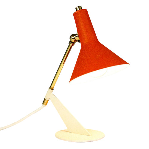 50er tischlampe schrumpflack - 50er,
