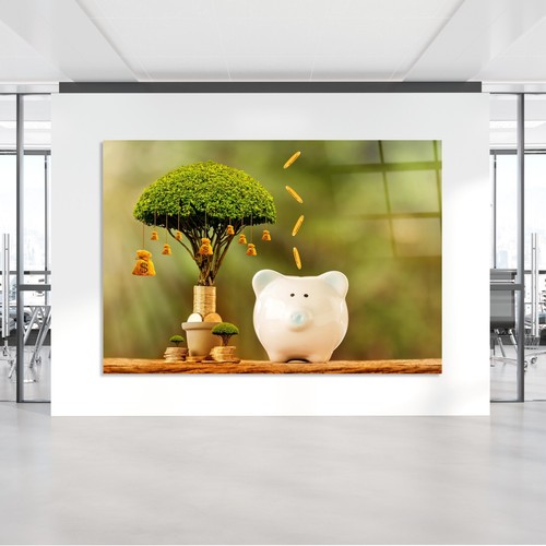 Wandbild der geldbaum büro - geldbaum,