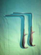 2 Stk. Spekulum Scheiden Löffel Frauenarzt Gynäkologie Instrument Untersuchung