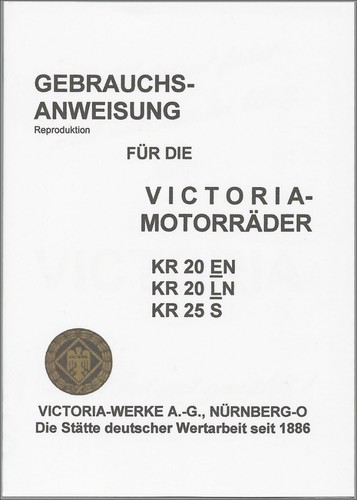 Gebrauchsanweisung victoria - gebrauchsanweisung,