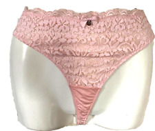 "Hunkemöller"String Slip Panty Dessous Lingerie rose Spitze  Gr.L Neu