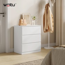 WOLTU Kommode mit 3 Schubladen